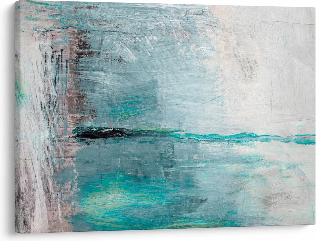 Obraz - Abstrakcyjny obraz olejny (70x50 cm)