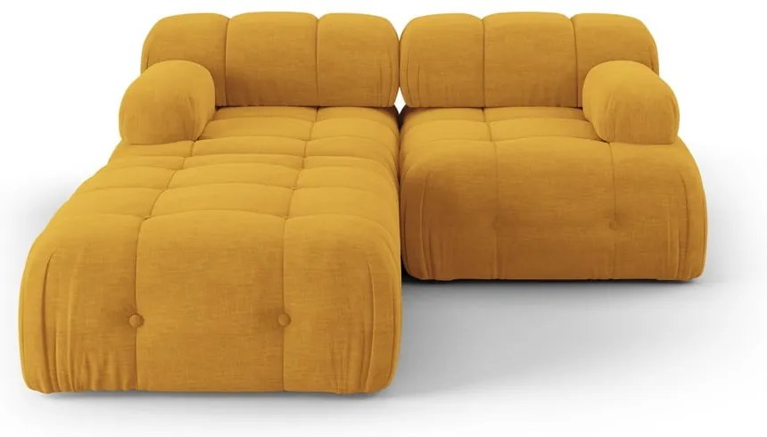 Musztardowy narożnik Ferento – Cosmopolitan Design