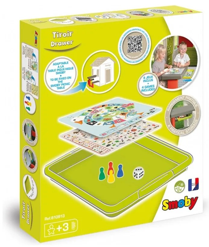 Smoby gry planszowe do domku ogrodowego