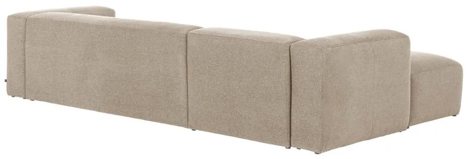 Beżowy narożnik (lewostronny) Blok – Kave Home