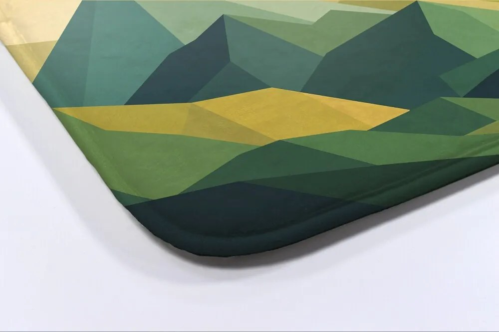 Dywanik do łazienki Dywanik do łazienki Góry Geometryczny