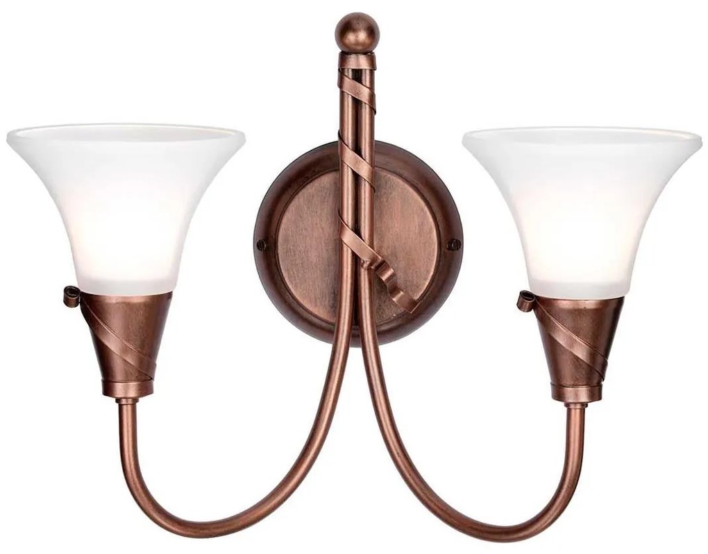 Elstead EM2-COPPER - Kinkiet EMILY 2xE14/40W/230V