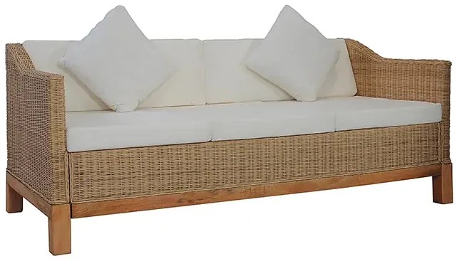 3-częściowy zestaw wypoczynkowy, naturalny rattan R2-F78