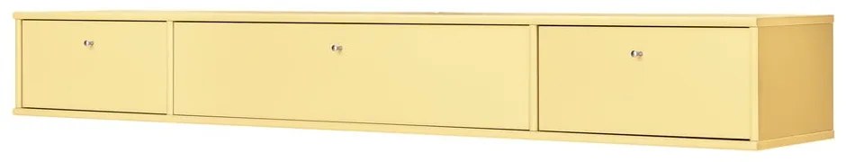 Jasnożółta szafka pod TV 176x22 cm Mistral – Hammel Furniture