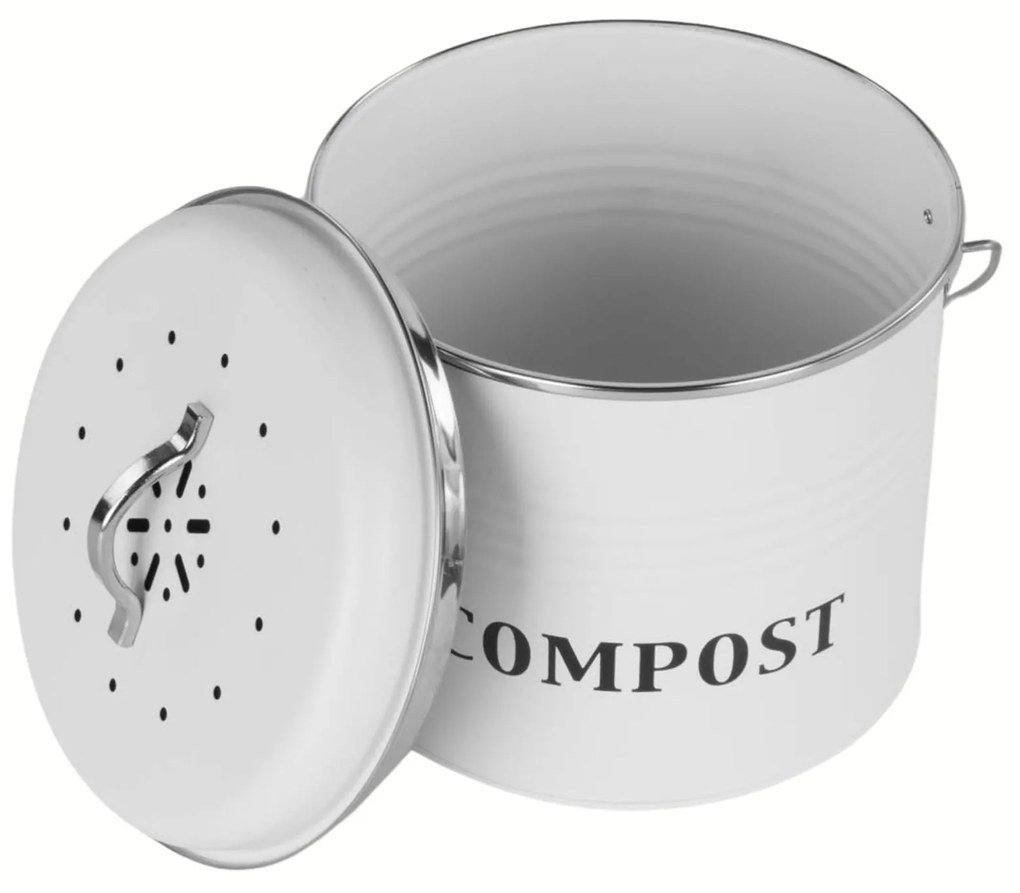 Domowy kompostownik metalowy, 3,5 l