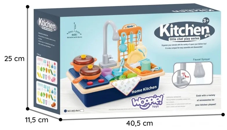 Woopie zlewozmywak 2w1 kuchnia dla dzieci