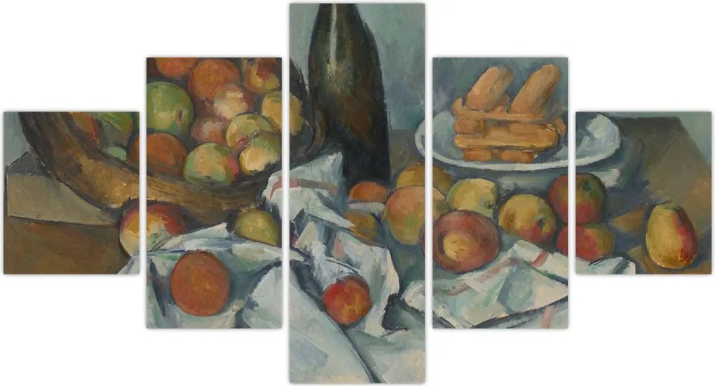Obraz - Paul Cezanne, The Basket of Apples, reprodukcje (125x70 cm)