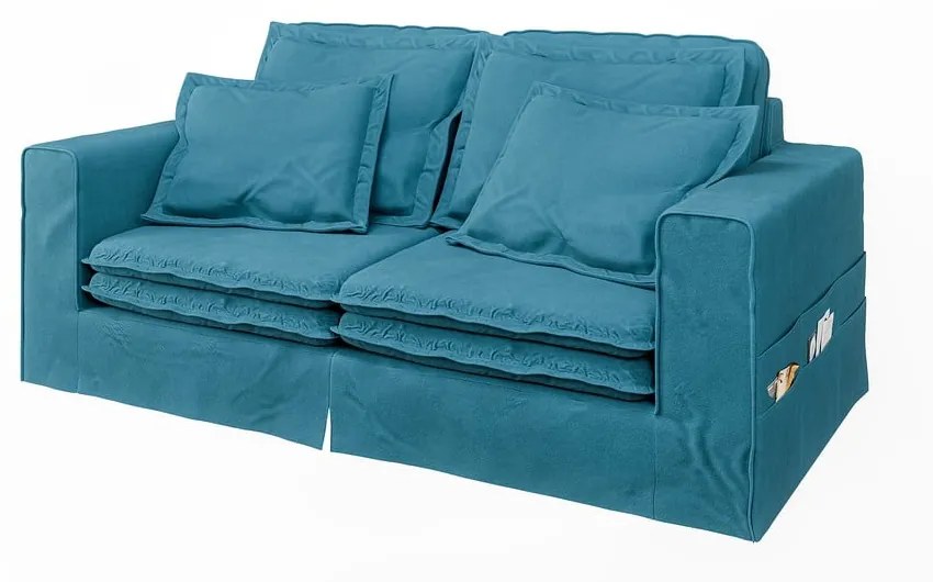 Jasnoniebieska sofa 196 cm Nora – Ropez