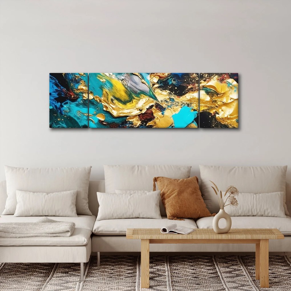 Obraz - Teksturowany obraz olejny (170x50 cm)