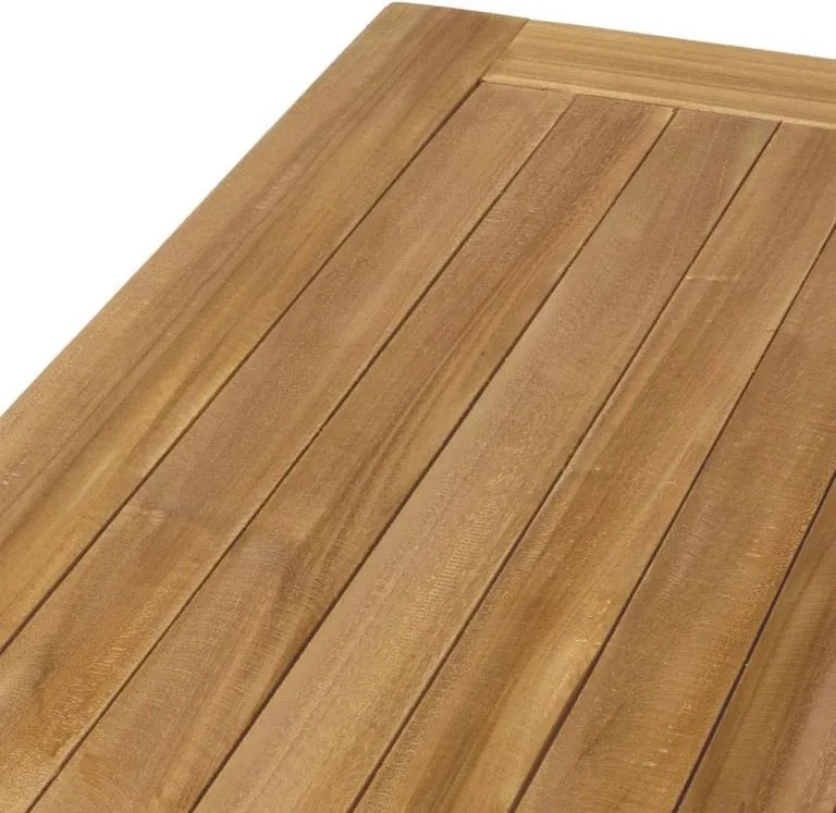 Drewniany stół ogrodowy Divero, 90 x 90 x 75 cm