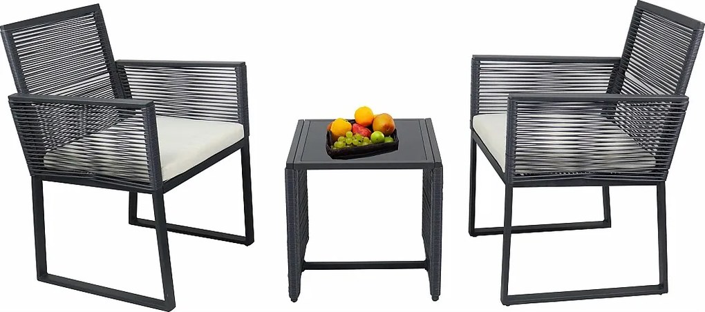 3 szt. zestaw mebli ogrodowych Fidola