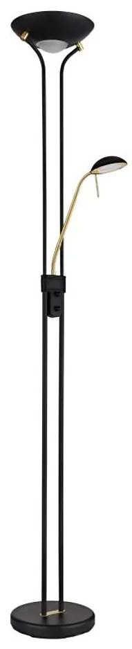 Globo 59020B - LED lampa stojací stmívatelná LEONAS LED/20W/230V + LED/5,5W 3000