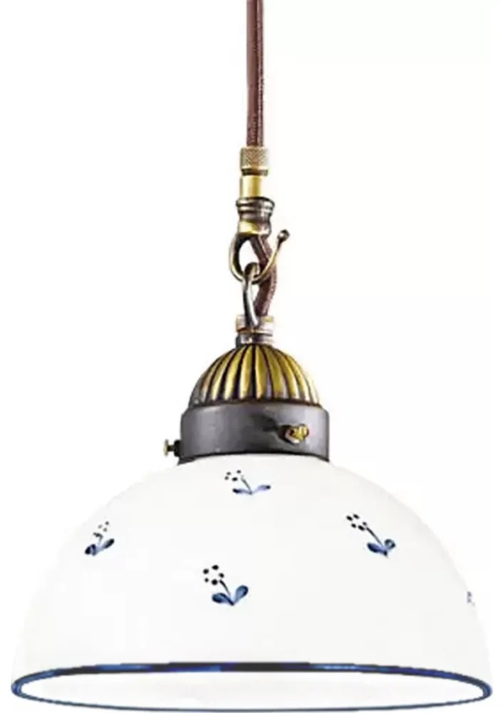 Kolarz 731.30.16 - Żyrandol na lince NONNA 1xE27/75W/230V śr. 20 cm niebieski