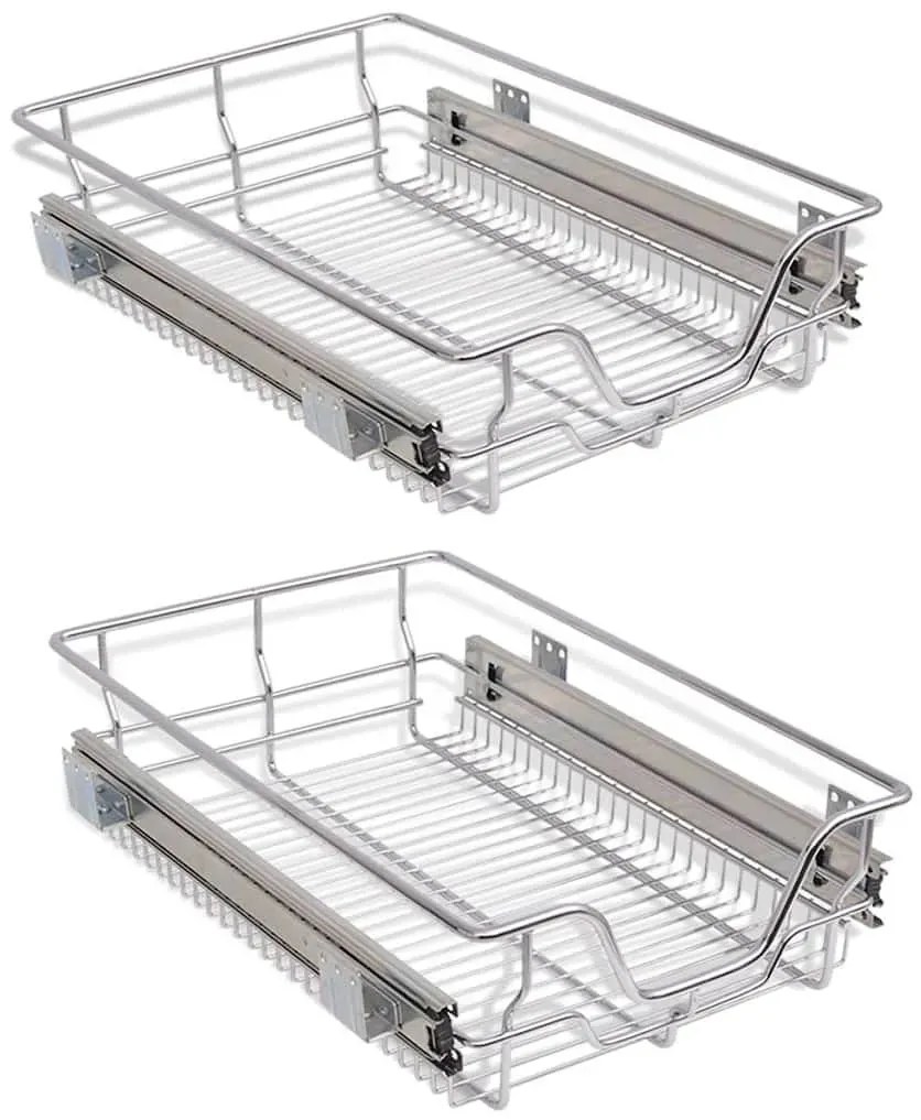 2 sztuki stalowego kosza cargo - Delvid 3X