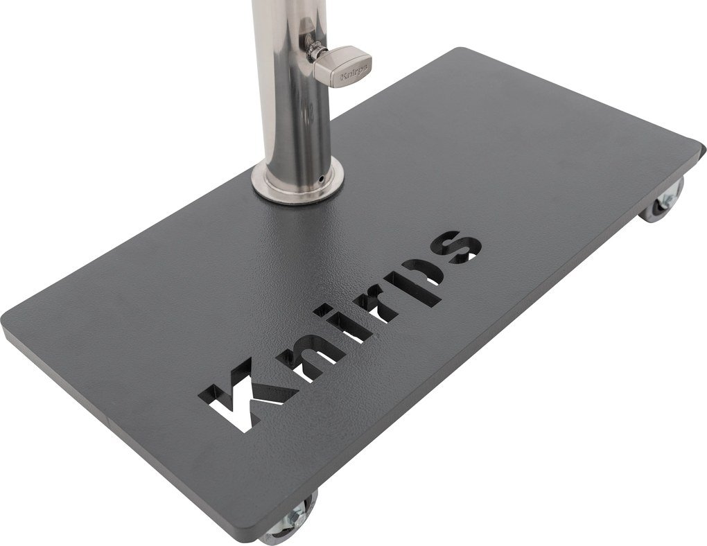 KNIRPS 25 kg - mobilna stalowa podstawa do parasola z kółkami