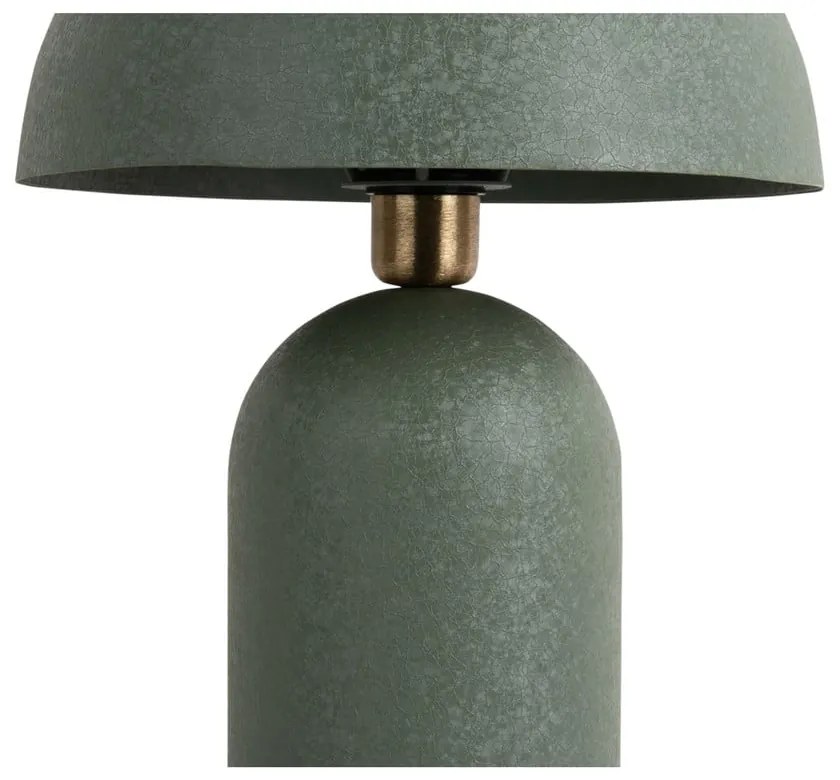 Zielona lampa stołowa z metalowym kloszem (wysokość 43 cm) Boaz – Leitmotiv