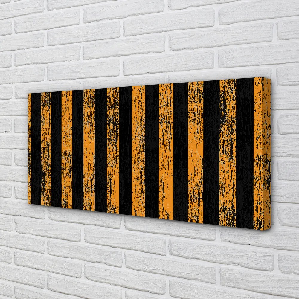 Obraz na płótnie Żółte Paski w Nieładzie