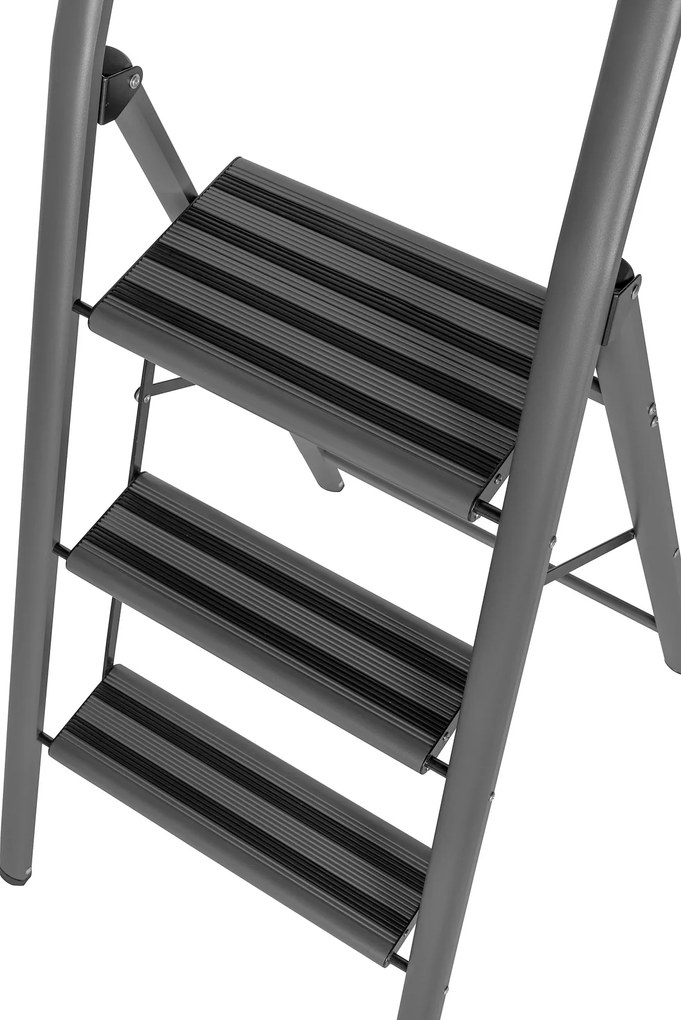Aluminiowa drabina, 3-stopniowa, WENKO