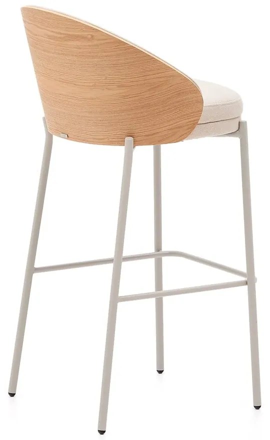 Beżowo-jasnonaturalny hoker (wysokość siedziska 77 cm) Eamy – Kave Home