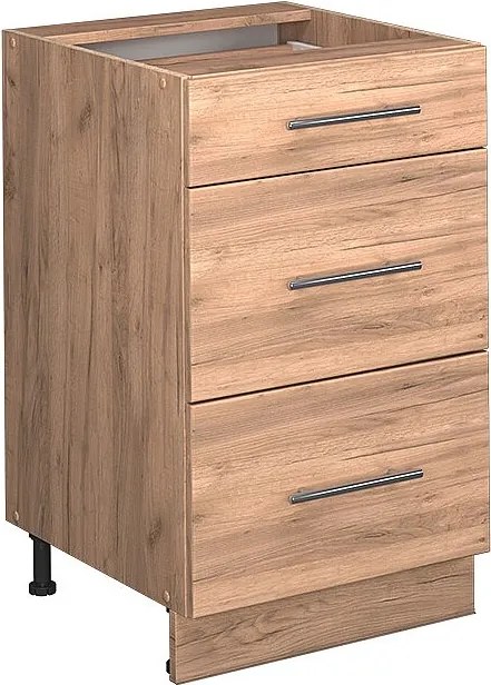 Szafka dolna do kuchni złoty dąb energetyczny 50x60x82 fame-line