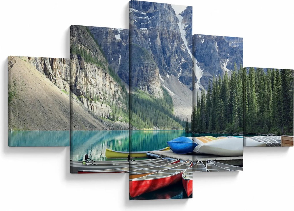 Obraz - Moraine Lake (125x70 cm)