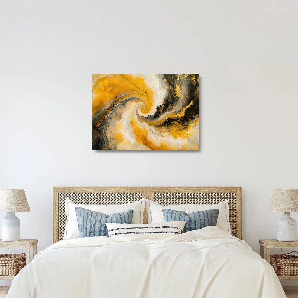Obraz na szkle - Abstrakcja spiralna (70x50 cm)