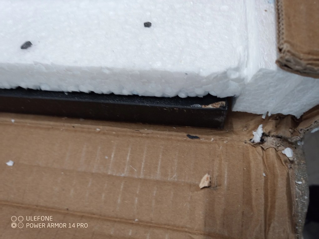 PROMOCJA Czarny stół jadalniany z białymi nogami MADO 120x80 II jakość