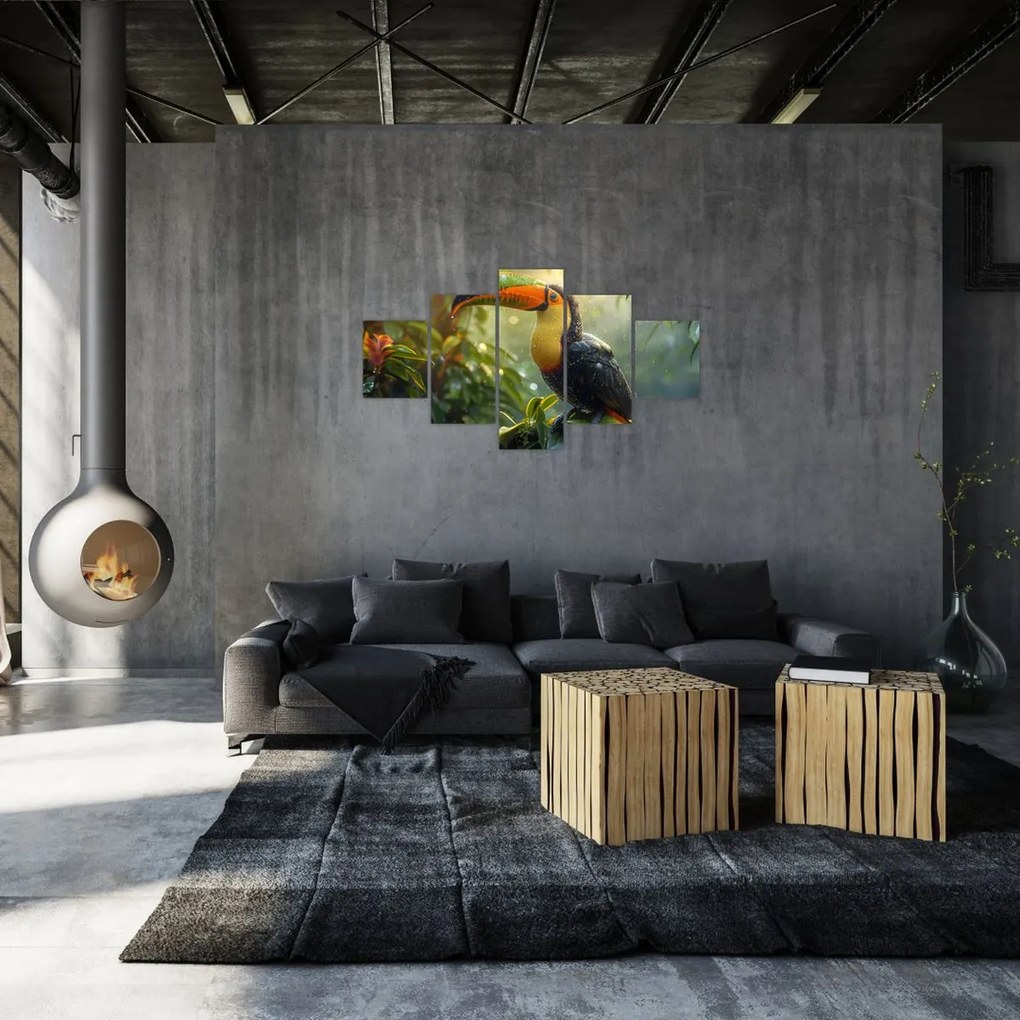 Obraz - Tukan (125x70 cm)
