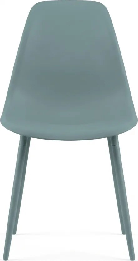 Krzesło do kuchni OSAKA plastikowe, petrolowe