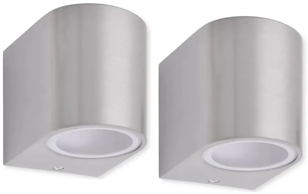 Komplet minimalistycznych kinkietów zewnętrznych 2 szt - O009 H1-W25