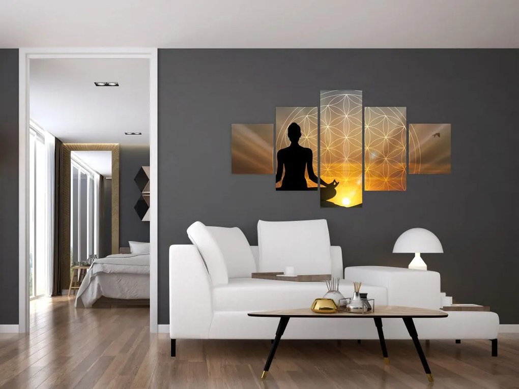 Obraz medytacji (125x70 cm)
