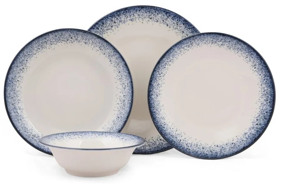 24-częściowy zestaw talerzy porcelanowych Kutahya Hurgo