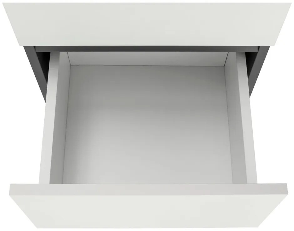 Biała wysoka wąska szafka łazienkowa 38x180 cm Wisla – Støraa