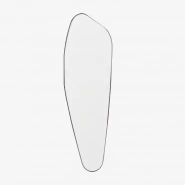 Nieregularne Lustro Ścienne 145x45 Cm Lucian Transparent - Sklum