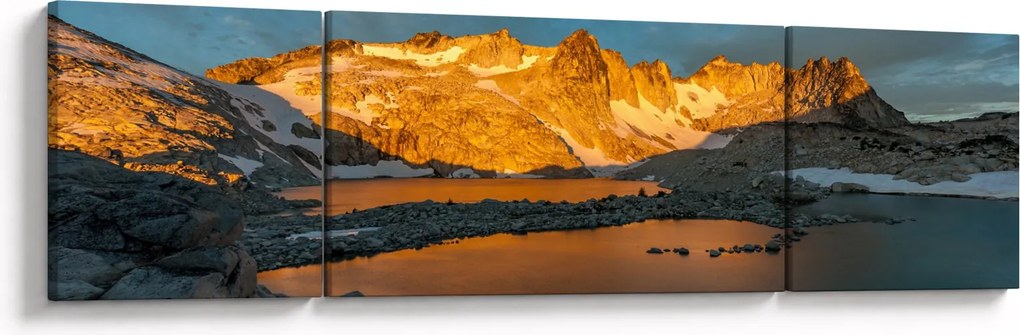 Obraz krajobrazu wysokogórskiego (170x50 cm)