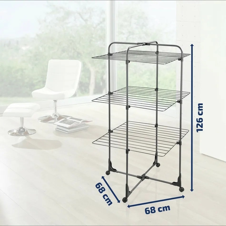 Leifheit Suszarka do ubrań Classic Tower 270 BLACK