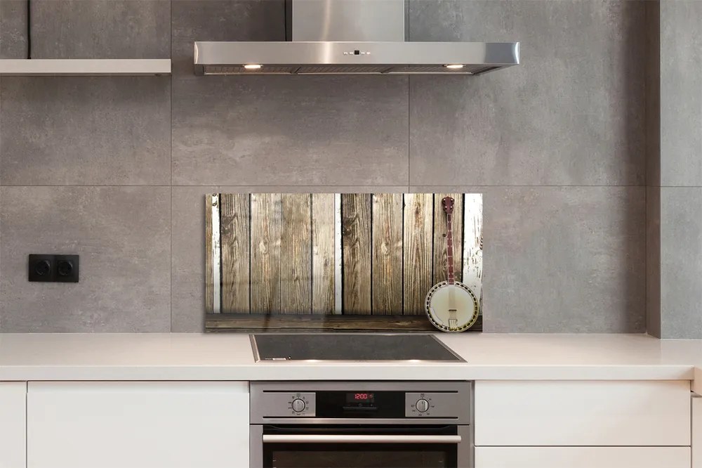 Szklany Panel Hawajskie Brzmienie Ukulele