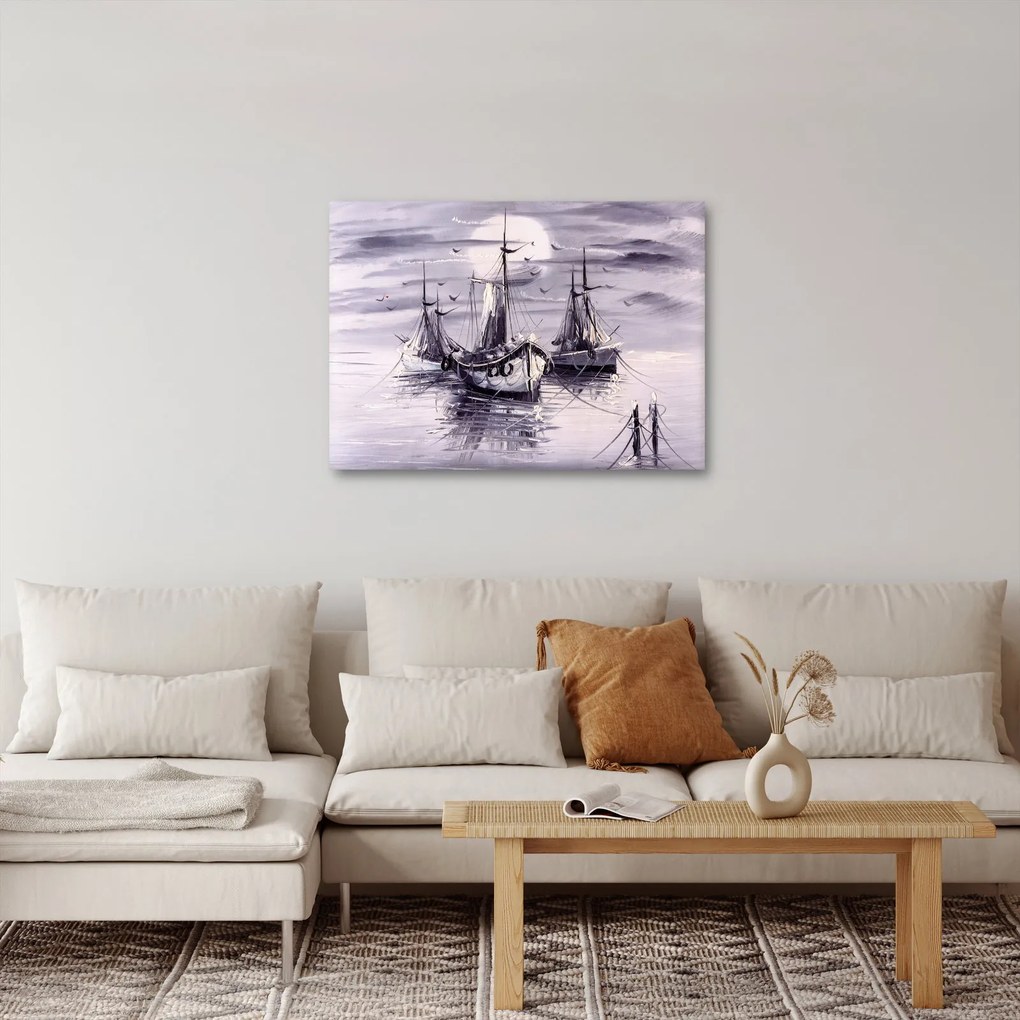 Obraz - Port, obraz olejny (70x50 cm)