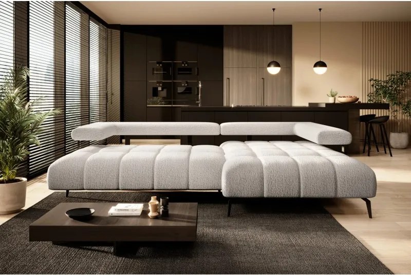 Narożnik MAGNETIC S układ L elektryczna regulacja siedziska WERSAL