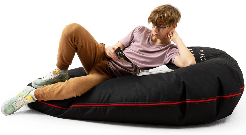 Pufa gamingowa Diablo Chairs, czarna