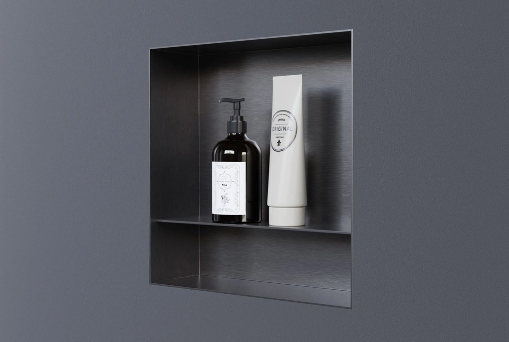 Półka wnękowa ścienna ze stali nierdzewnej NT303010X