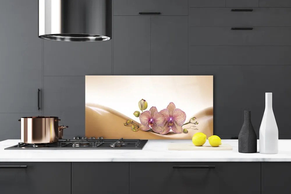 Panel Kuchenny Drzewa W Porannym Słońcu