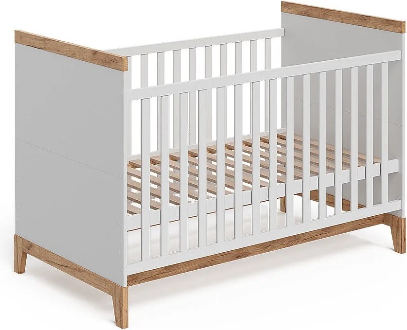 Łóżeczko dla dziecka biały 144.1x79.7x98.4 malia