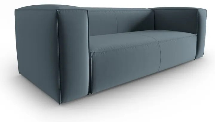 Niebieska aksamitna sofa 200 cm Mackay – Cosmopolitan Design