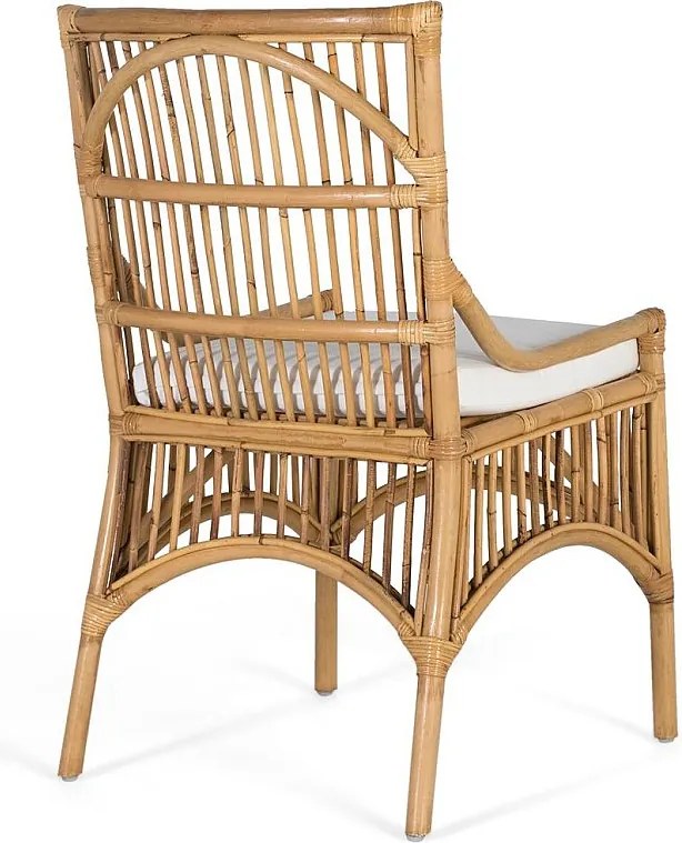 Zestaw dwóch szezlongów en rotin avec coussins rembourrés