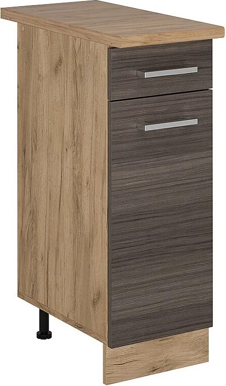 Szafka dolna do kuchni szlachetna szarość 30x60x81.6 r-line