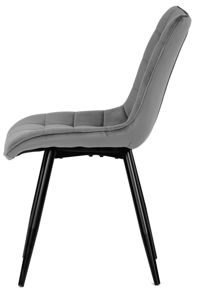 Zestaw krzeseł do jadalni CT-384 GREY4, 4 szt.