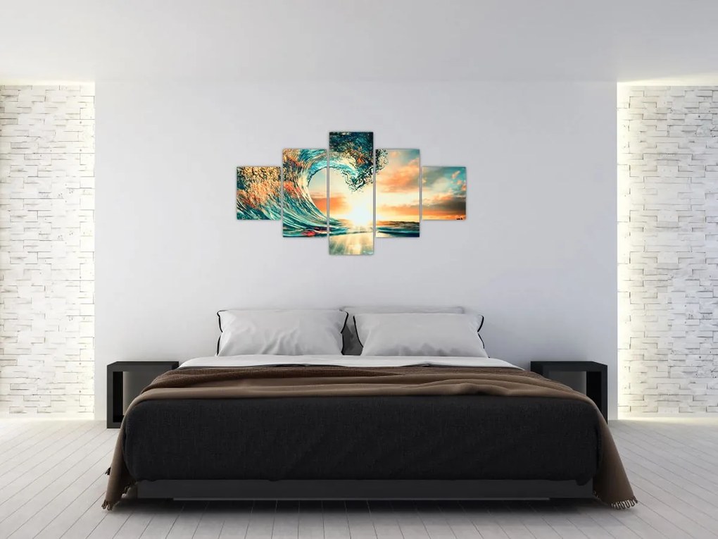 Obraz - Fala (125x70 cm)