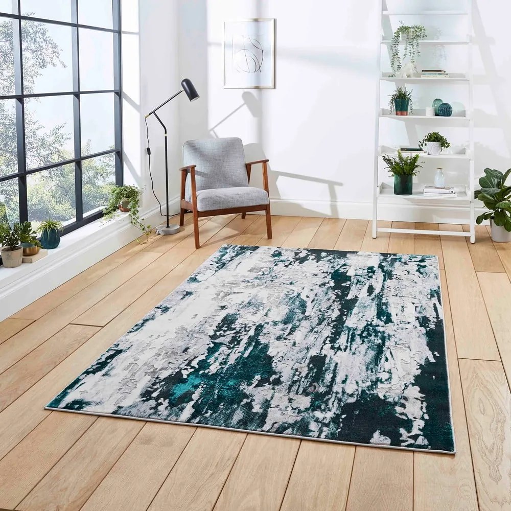 Morsko-jasnoszary dywan 80x150 cm Apollo – Think Rugs