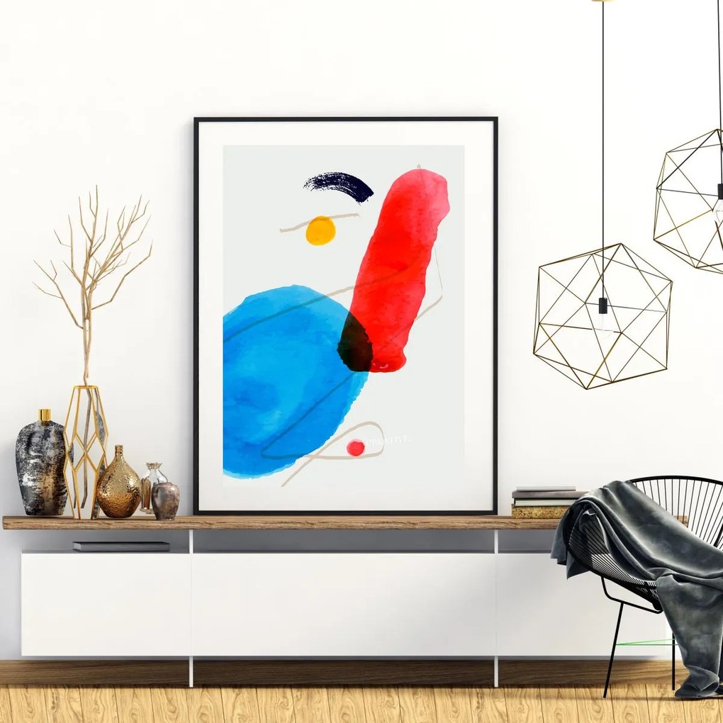 Plakat - Artystyczna abstrakcja (A4)